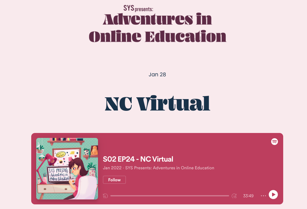 Adventures in Online Education Season 2 Episode 24 podcast title page